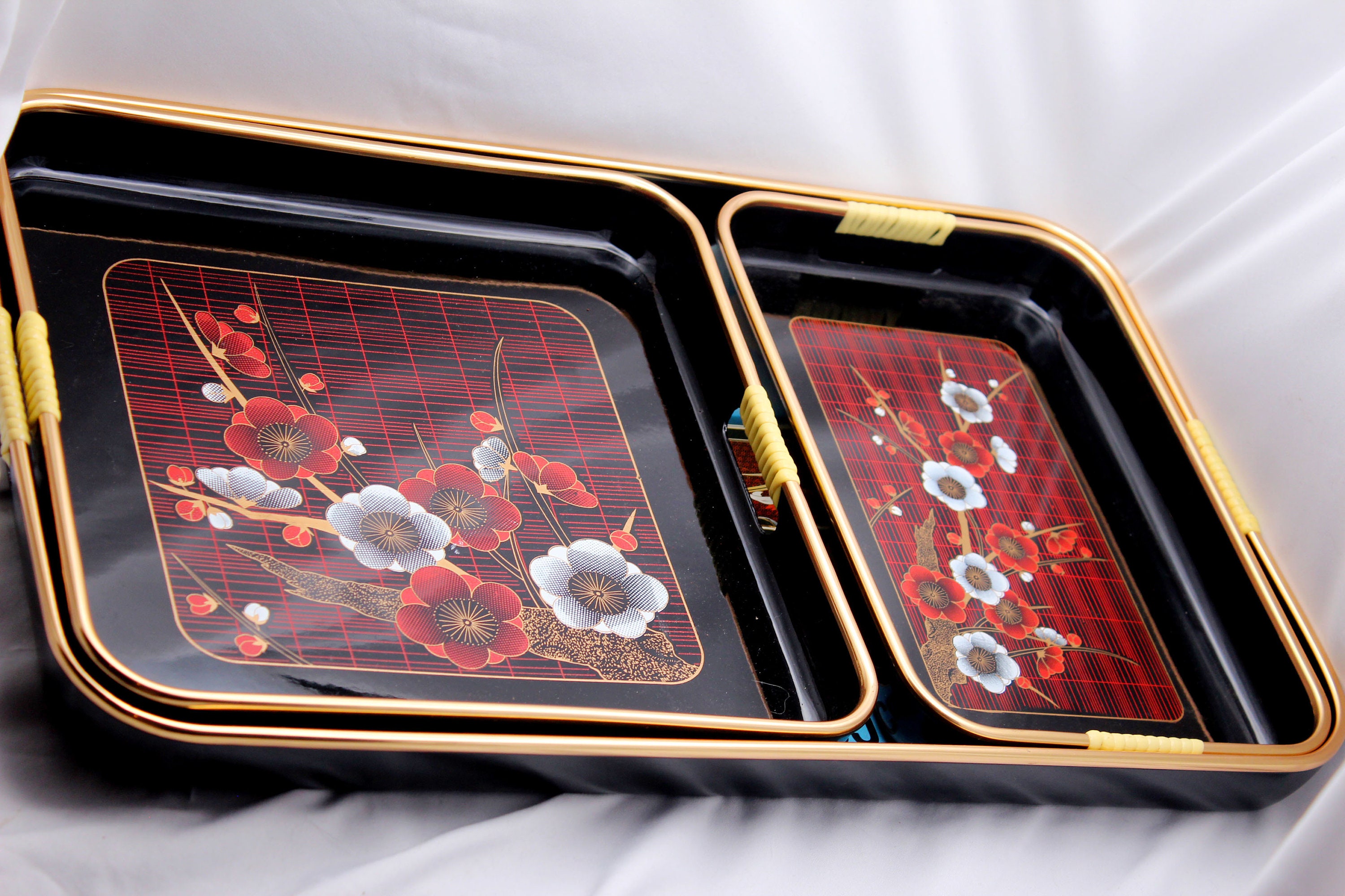 set De 3 plateaux Laque