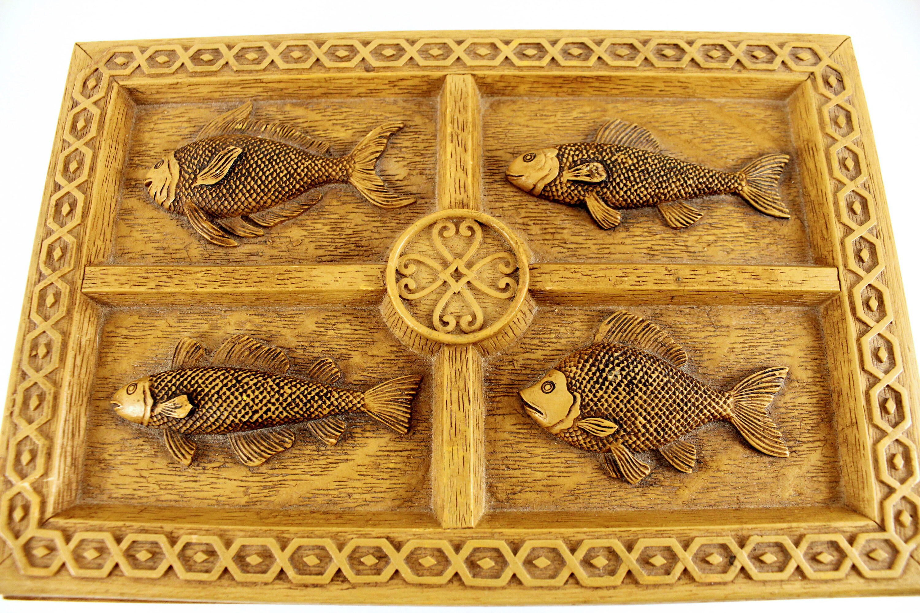 Heavy Plastic Fish Jewelry Box with Two Levels Etsy