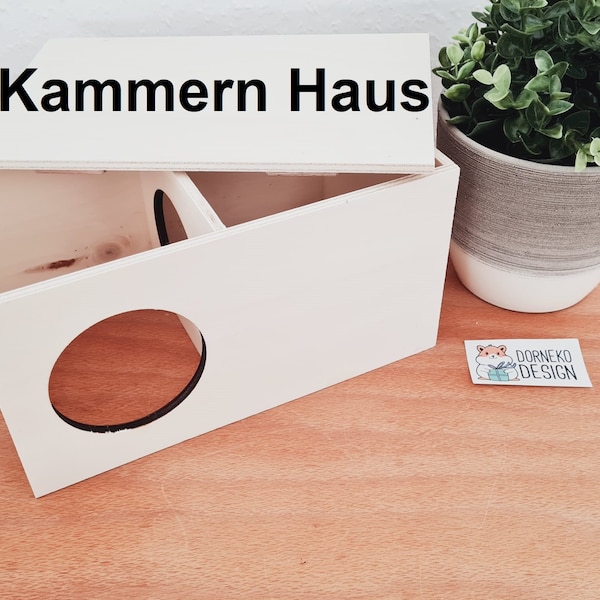 2-Kammernhaus für Kleinnager