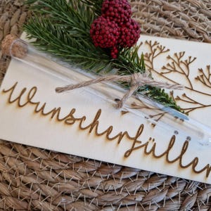 Wunscherfüller - Geschenkeverpackung aus Holz für Geldgeschenk / Gutschein
