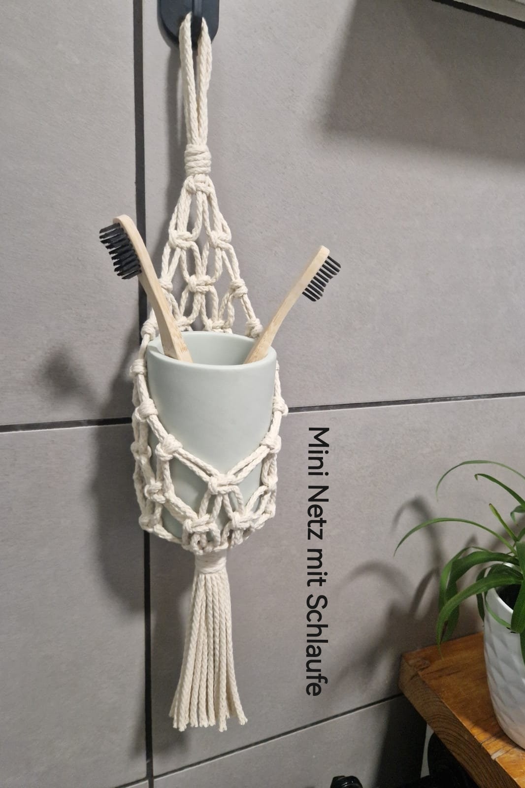 Decocove Makramee Obstkorb Set (3-teilig) – Zum Aufhängen, Aus Baumwolle, Für Küche & Speisekammer