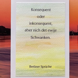 Wybór składanych kart z berlińskimi powiedzeniami / Berliner / bezczelny / zabawny