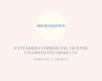 Licence commerciale étendue | Modèle unique | Sublimation, sérigraphie, toboggan aquatique, produits finis