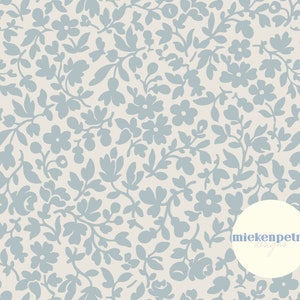Blaues Ditsy Blumen-nahtloses wiederholendes Muster, blaue und graue minimalistische Vintage Blumen | Digitales Papier | Hochauflösende kommerzielle Nutzung JPG