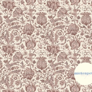 Papel digital con estampado floral repetitivo en bloques boho, color vino, burdeos y beige, alta resolución, para uso comercial, JPG