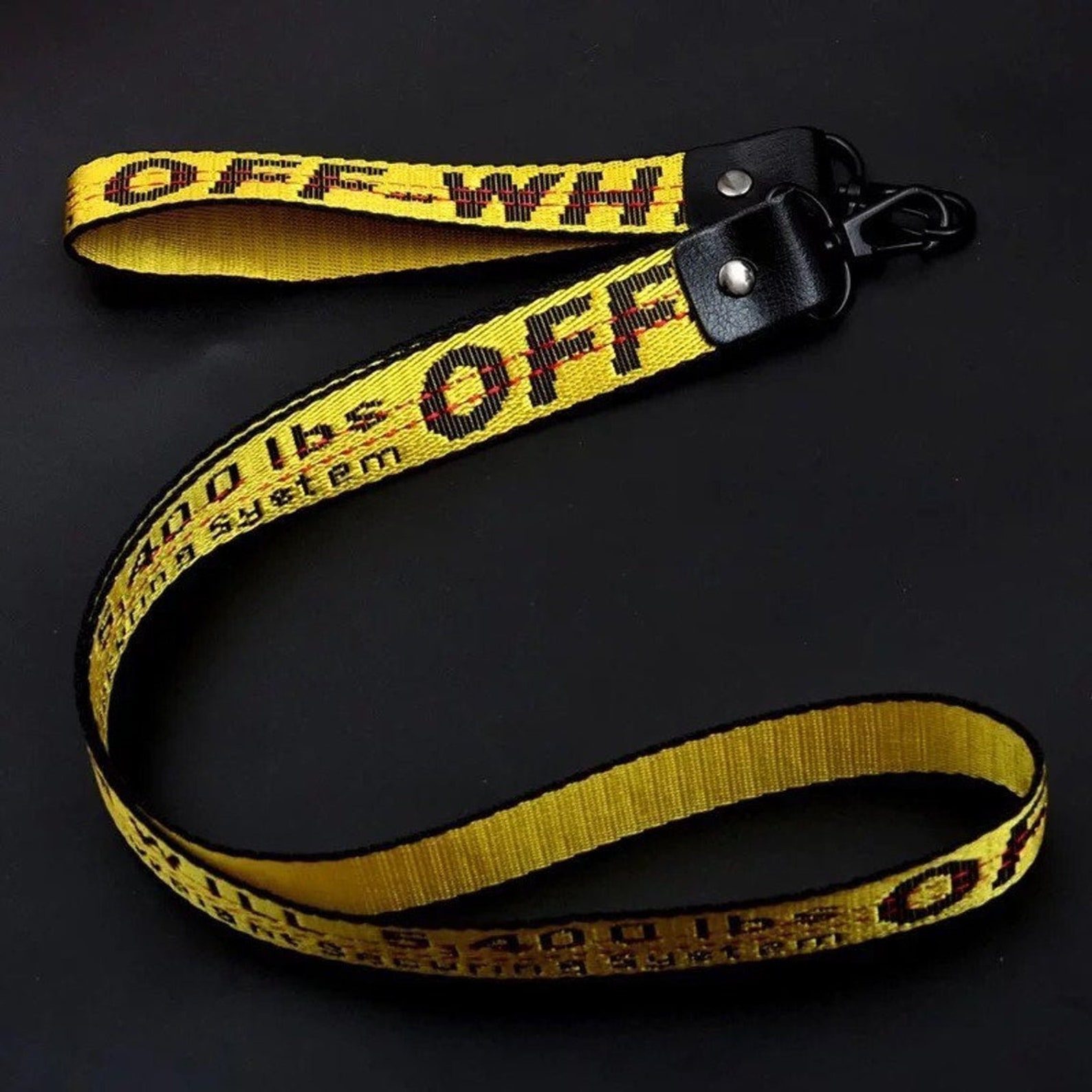 OFFWhite inspired Keychain and Lanyard Etsy