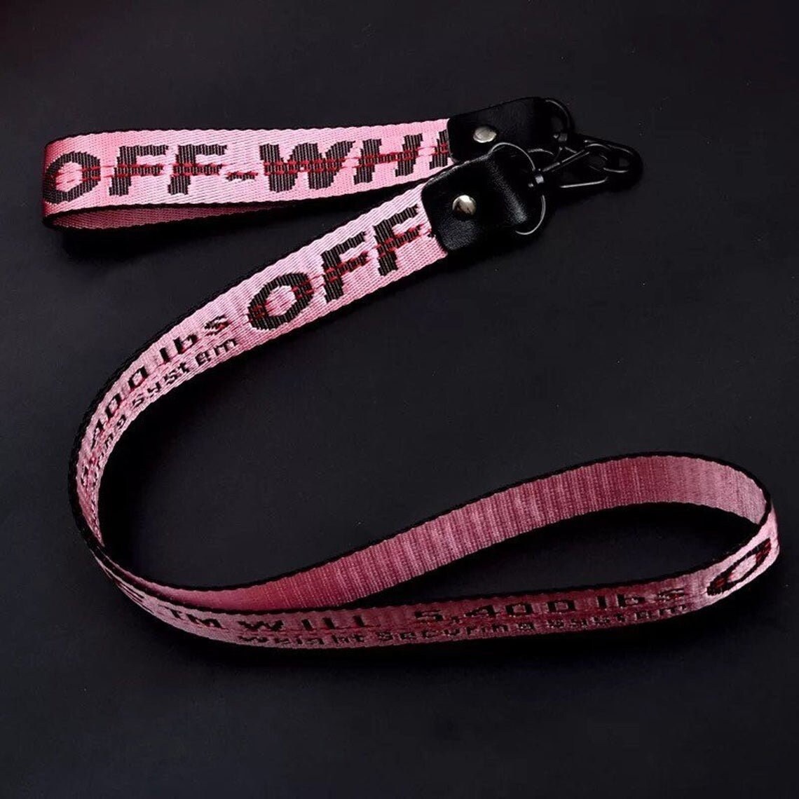 OFFWhite inspired Keychain and Lanyard Etsy