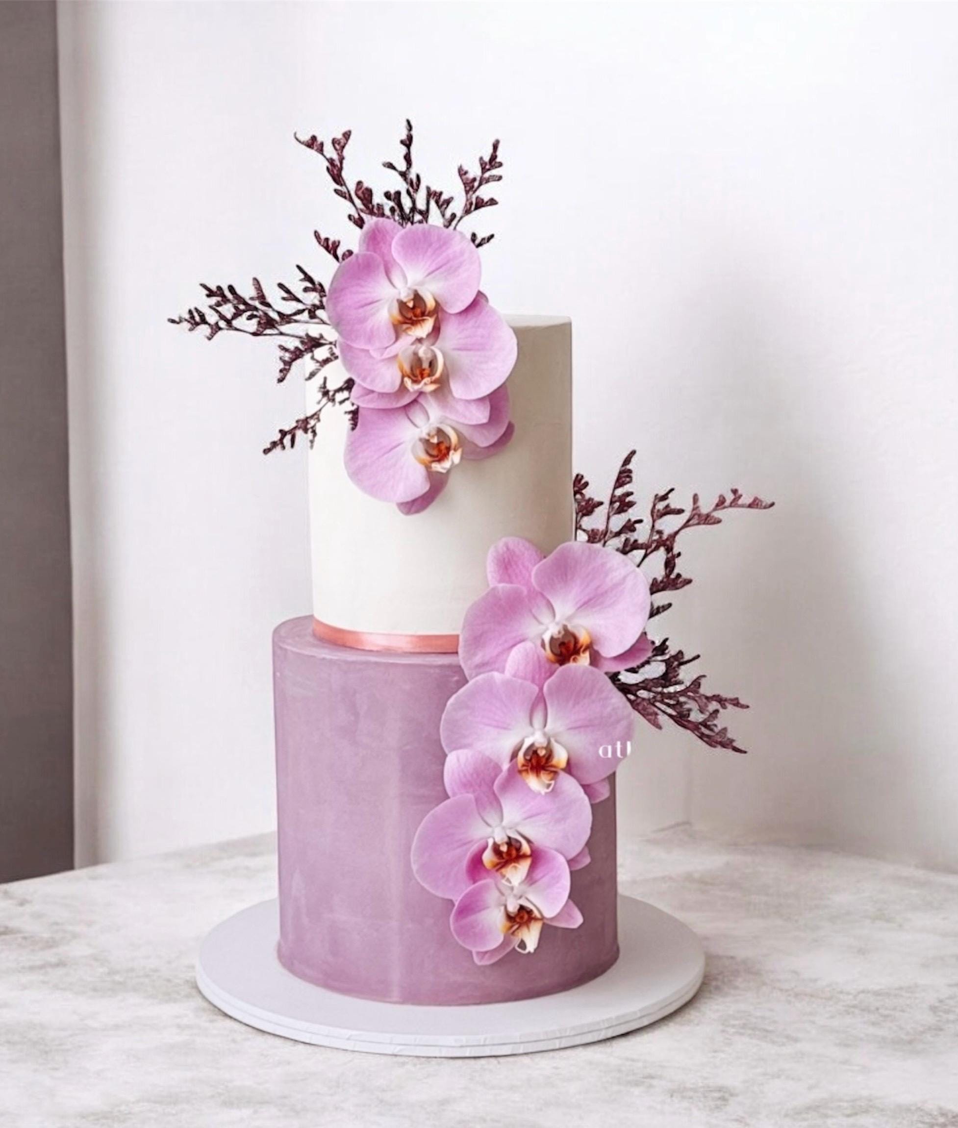 Fleurs Comestibles Orchidées Roses Dekora - Paquet De 10 Pour Décoration Gâteau, Tailles 7,5 à 8,5 Cm