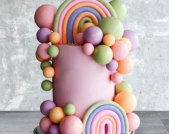 Acheter Boule de décoration de pâtisserie écologique, 10 pièces, qualité  alimentaire, utile pour fête d'anniversaire, boule de couleur de rêve