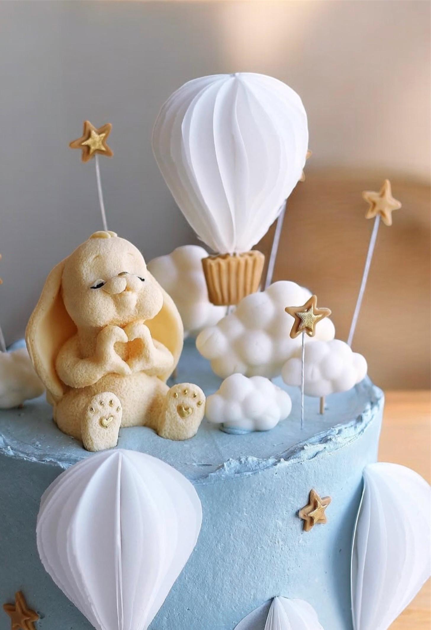 Flexible Chocolate Bunny Cake Topper - Etsy