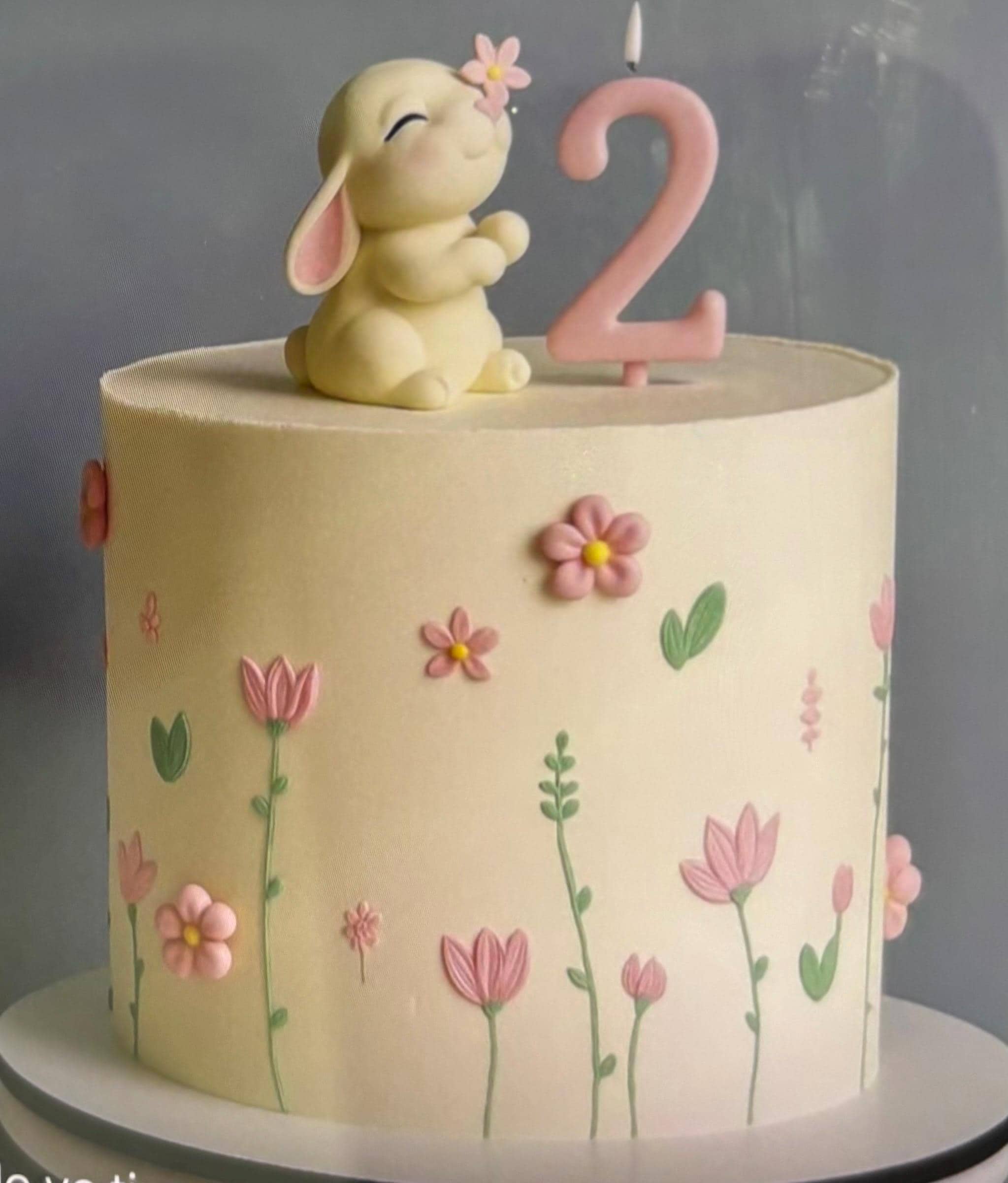 Flexible Chocolate Bunny Cake Topper - Etsy