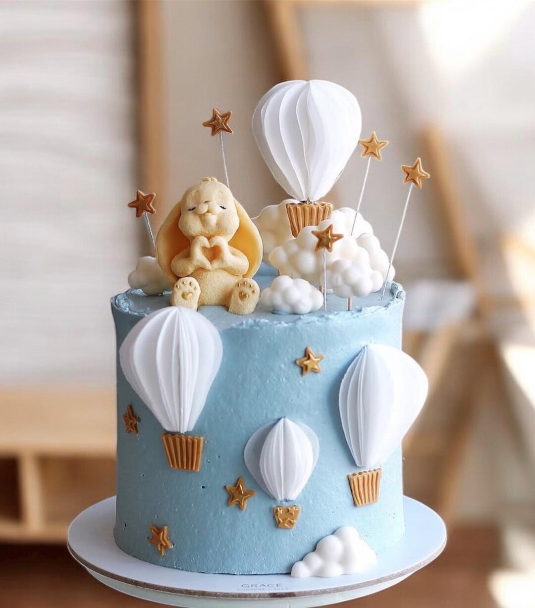 Flexible Chocolate Bunny Cake Topper - Etsy