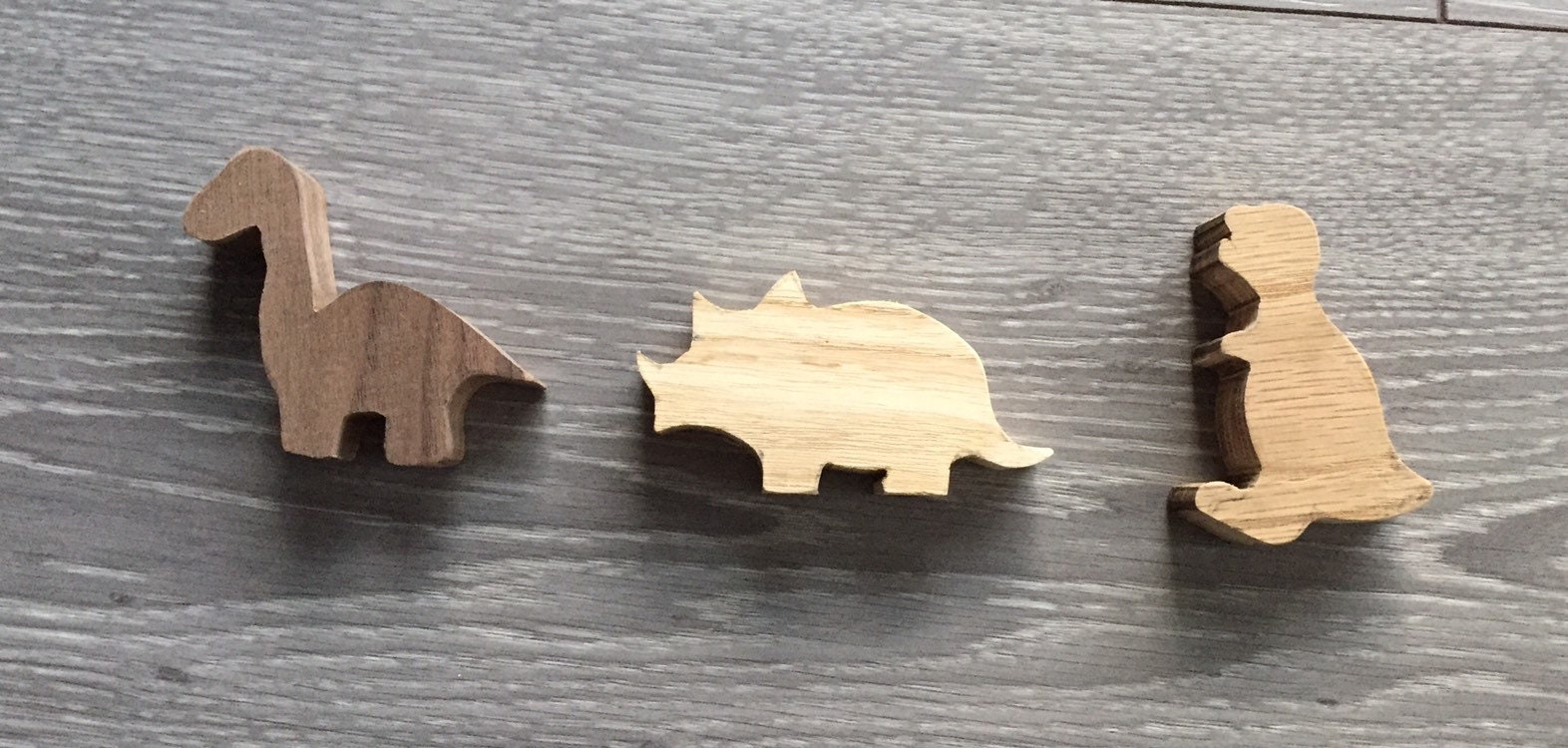 Hardwood Dino Drawer Knob Dinosaur Theme Decor Etsy