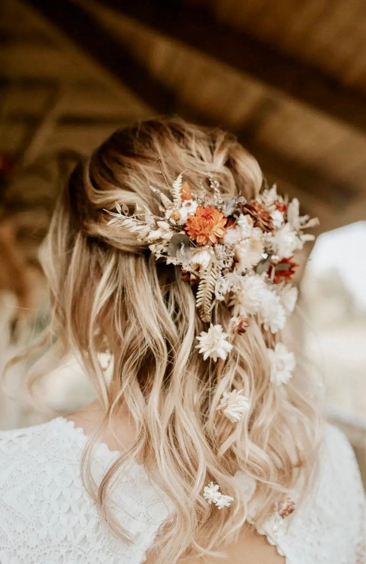 Individual flowers for online hair