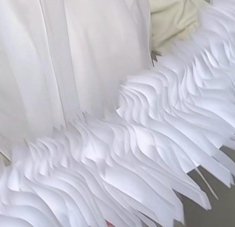 Pre-made Wafer Paper Ruffle Strip Sheet Edible Cake Decoration - Etsy