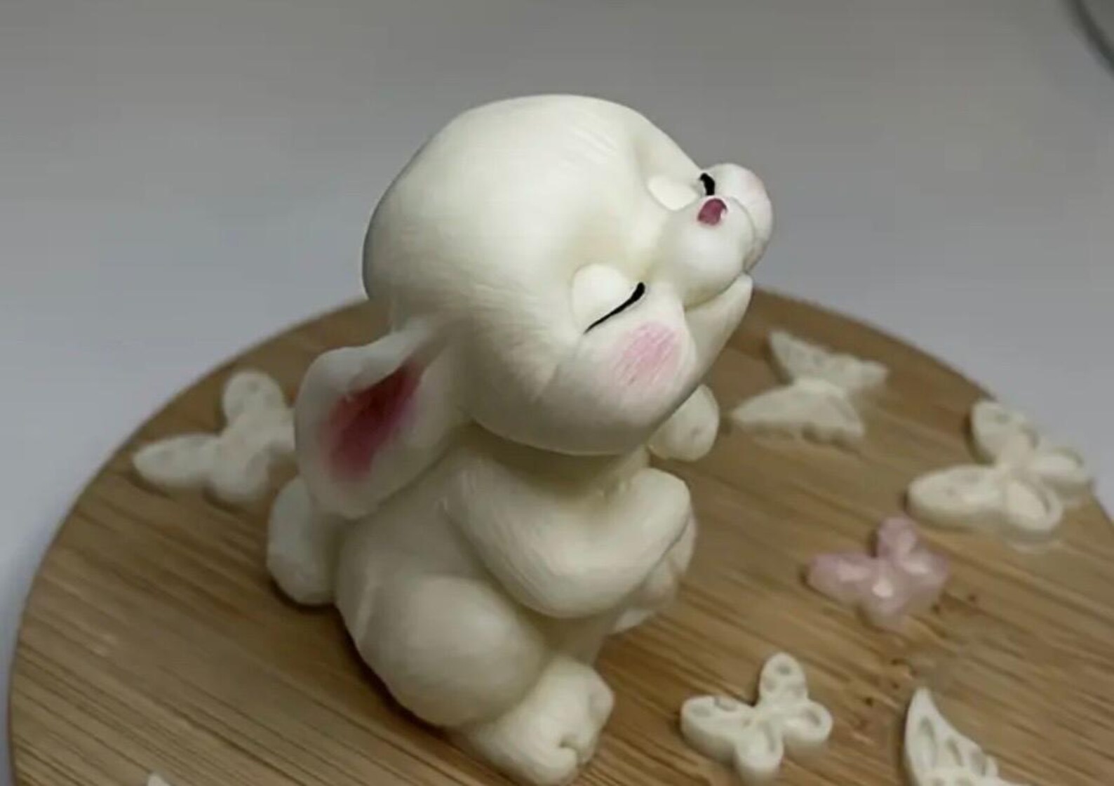 Flexible Chocolate Bunny Cake Topper - Etsy