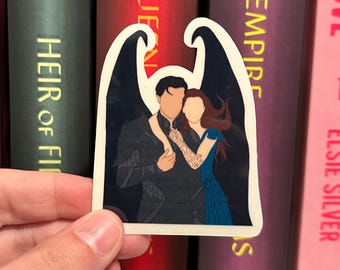 Rhysand and Feyre Sticker – ACOTAR Vinyl Decal, A Court of Thorns and Roses Couple, Night Court Fantasy Sticker