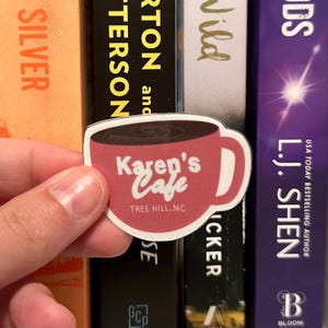 Iconic Karen’s Cafe Coffee Mug Sticker