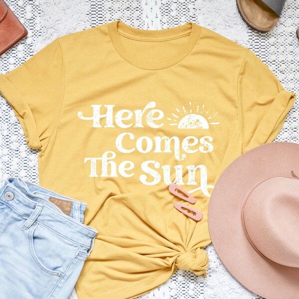 Here Comes The Sun Women's Tank Top - Sunshine Coffee Graphic Sleeveless Tee