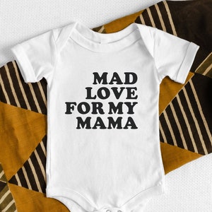 Little's / Mad Love For My Mama / Baby Clothes / Baby Boy / Baby Girl / Toddler / Kid Shirt / Bodysuit / Kid Gift / Baby Gift
