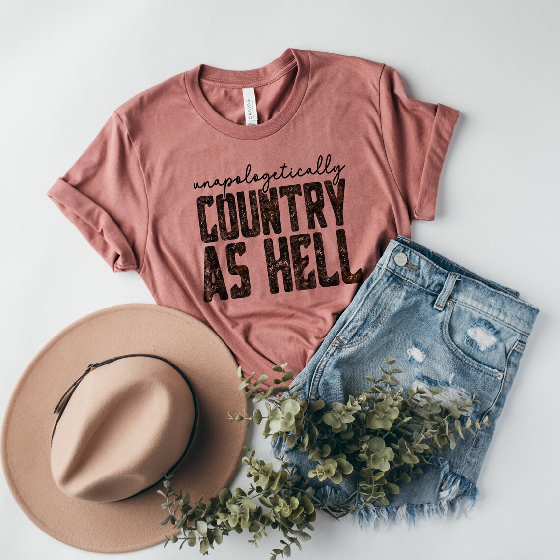 Women's Graphic Tees / Unapologetically Country Tee / Etsy