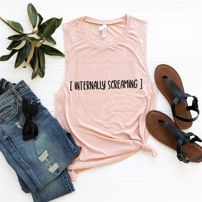 Women's Graphic Tanks / Workout Tank / Internally Etsy