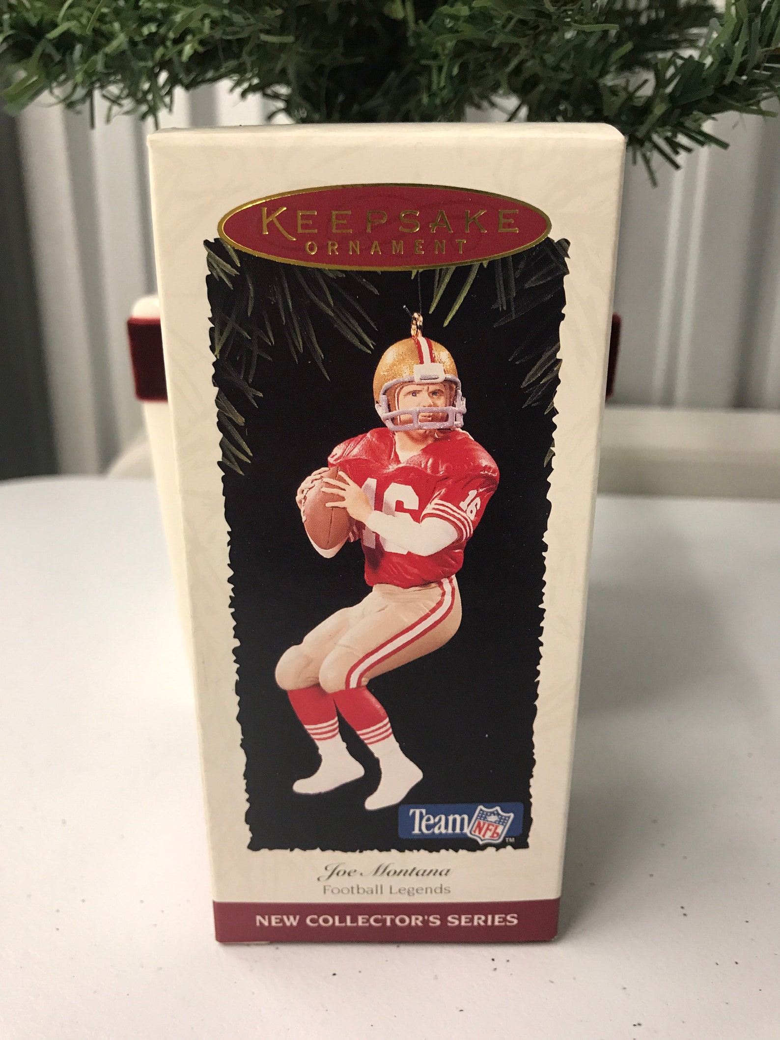 Hallmark Keepsake Ornament Joe Montana 1st Football Legends Etsy
