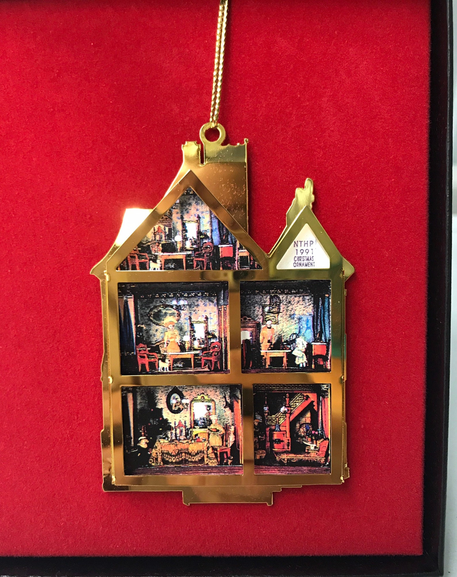 First Doll House Christmas Ornament 1991 Washington Dollhouse Etsy