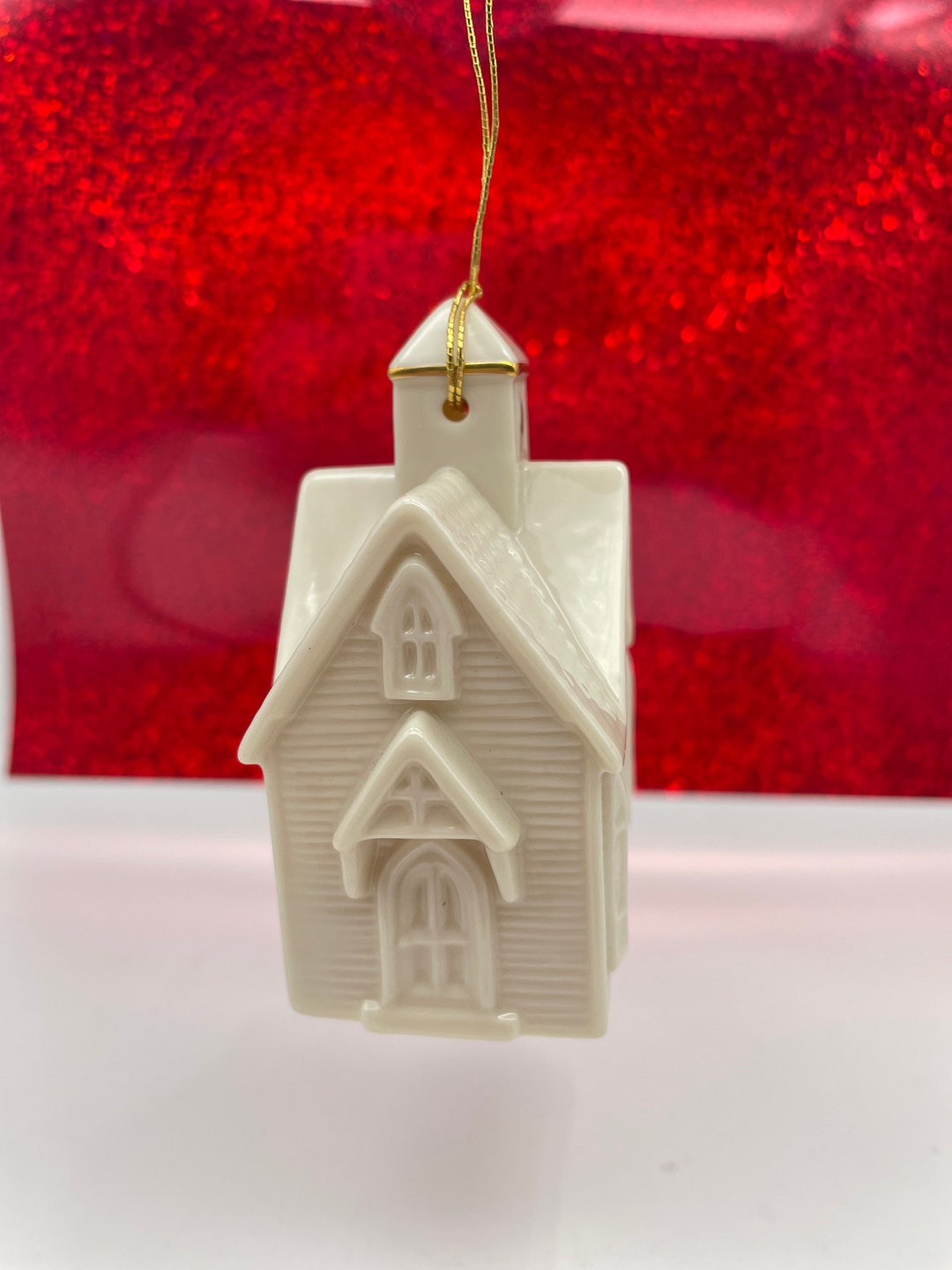 Lenox Christmas Village Collection Village Church From 1989 Etsy