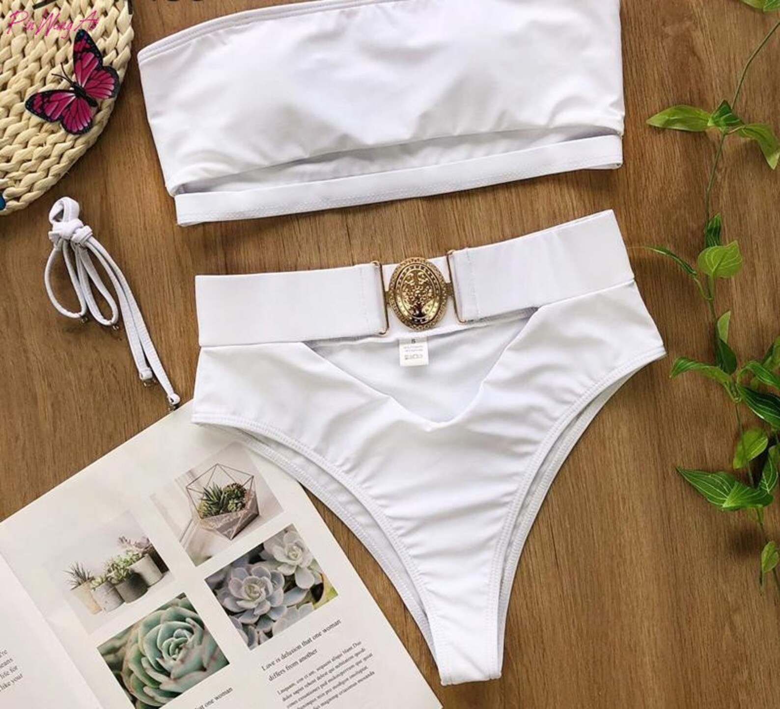 Women's pajamas / Swimwear/ Sexy Solid Bikini Set High Cut Etsy