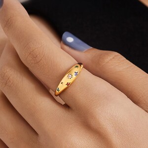 Birthstone Ring for Mom, Birthstone Jewelry, Family Birthstone Ring,  Birthstone Ring, Multi Stone Ring, Mother&#39;s Day Gifts for Mom