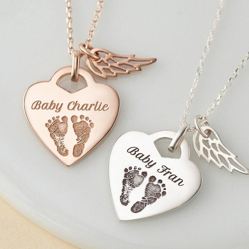 Baby Loss Necklace Loss of Infant Gift for Mom Angel Baby Etsy