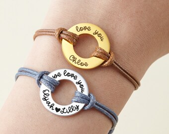 mother jewelry,mother cuff,Couple bracelet daughter and son,leather bracelet leather cuff,lovers cuff Mother/'s day boy and girl bracelet