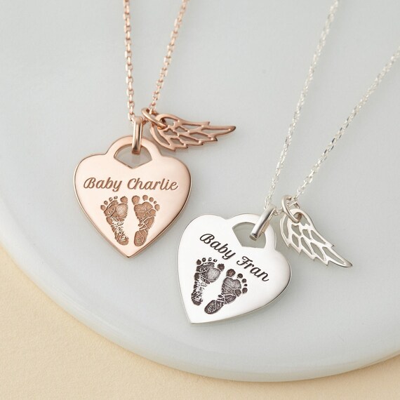 Baby Loss Necklace Loss of Infant Gift for Mom Angel Baby Etsy