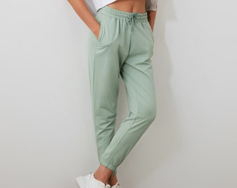 100 cotton jogging bottoms