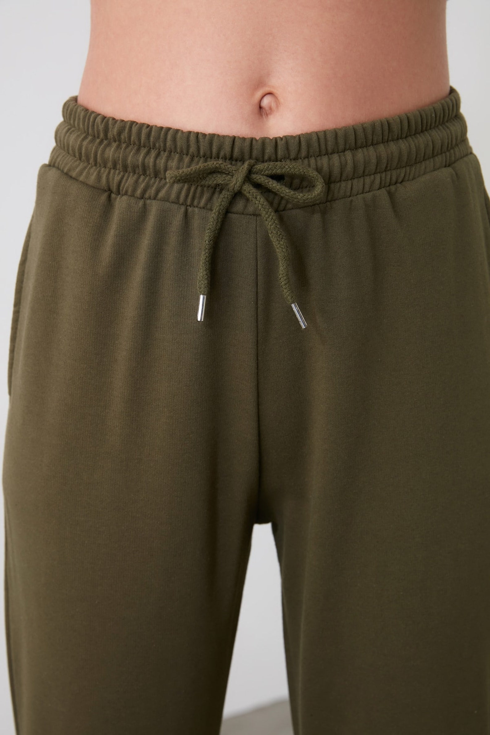 100 Cotton Women Basic Knitted Jogger Trousers Women's Etsy