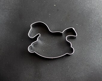 Cookie cutter - rocking-horse, gingerbread, biscuit stainless steel