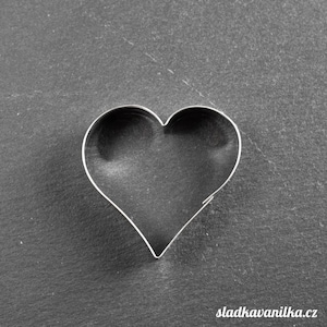 Cookie cutter - heart II, gingerbread, biscuit stainless steel