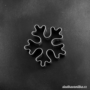Cookie cutter - small snowflake, gingerbread, biscuit stainless steel