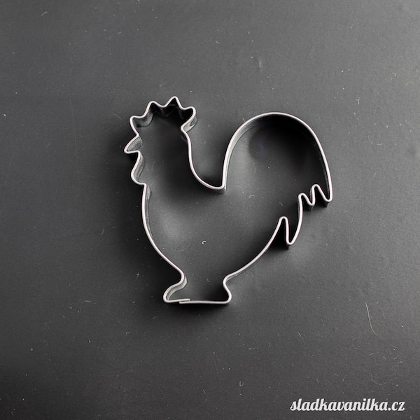 Cookie cutter - rooster, gingerbread, biscuit stainless steel