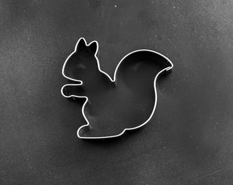 Koekjesvorm: eekhoorn, peperkoek, koekje roestvrij staal