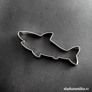 Cookie cutter - shark, gingerbread, biscuit stainless steel