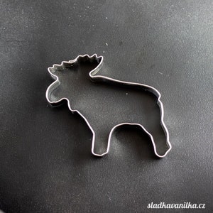 Cookie cutter - reindeer II, gingerbread, biscuit stainless steel