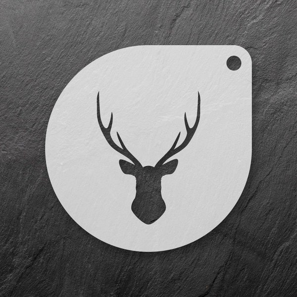Stag Stencil - Etsy