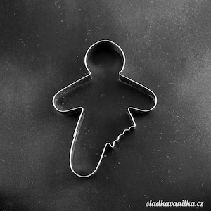 Cookie cutter - gingerbread without legs, gingerbread, biscuit stainless steel
