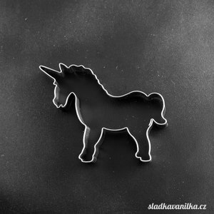 Cookie cutter - unicorn II, gingerbread, biscuit stainless steel