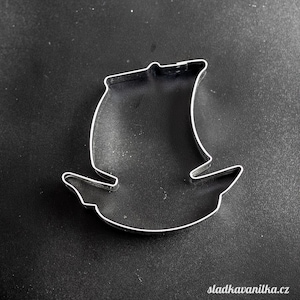 Koekjessnijder - piratenboot, peperkoek, biscuit, blik