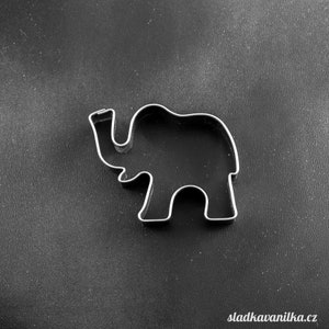Cookie cutter - elephant, gingerbread, biscuit stainless steel