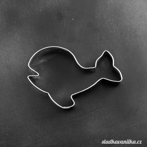 LILIAO Whale Cookie Cutter - 4.6 x 2.8 inches - Stainless Steel in Kenya | Cookie Cutters