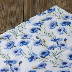 Muslin towel - Cornflower, doublegauze, 100% cotton, kitchenware